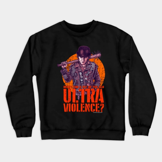 A Clockwork Orange Crewneck Sweatshirt by PeligroGraphics